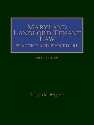 cover image of Maryland Landlord-Tenant